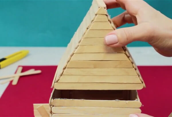 mô hình que kem  làm nhà bằng que kem đơn giản tặng người yêu  YouTube