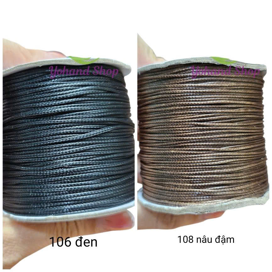 Dây sáp bóng 0.8mm làm vòng tay, vòng cổ handmade Yohand