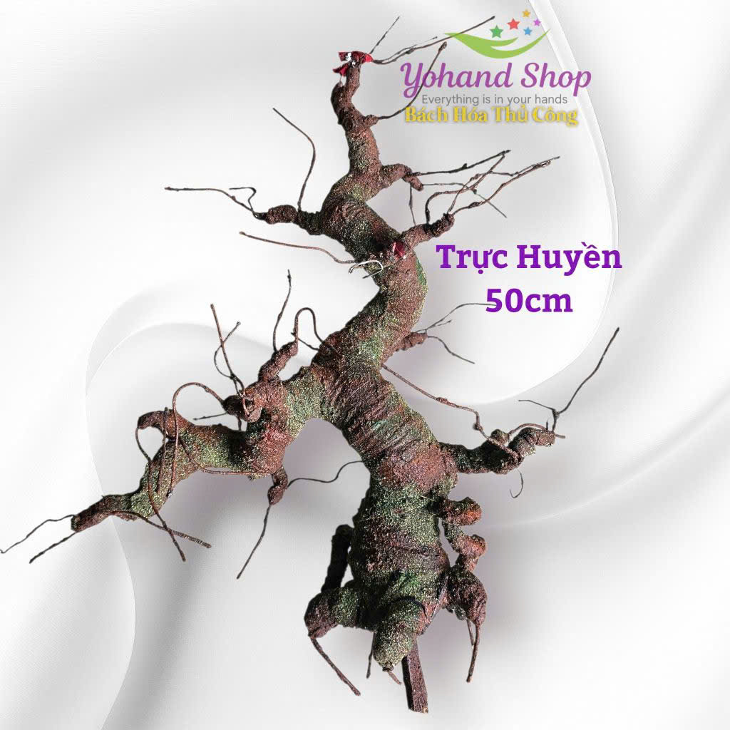 Gốc bonsai giả cao 50cm dùng gắn hoa handmad